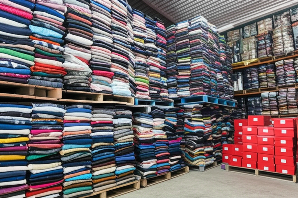 Used clothing and shoes available for purchase