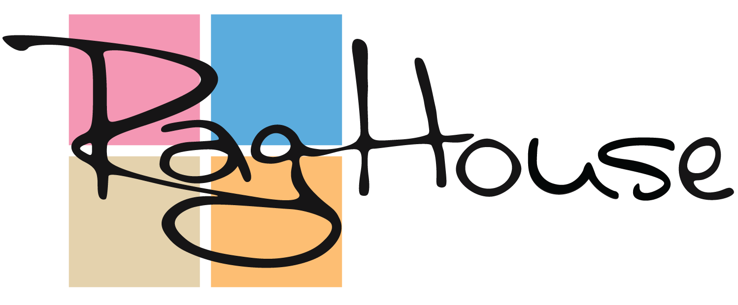 Raghouse logo with colorful background