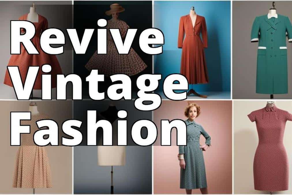 The featured image for this article should be a collage or a collection of vintage clothing items su